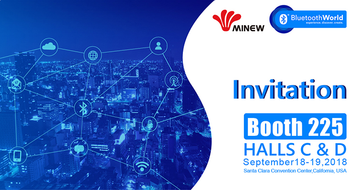 2018藍(lán)牙世界大會Minew與您相約