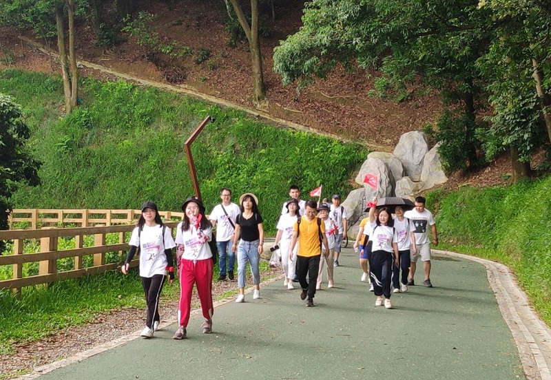 攜手并進·沖刺2019|MG不朽情緣物里營銷中心登山拓展活動圓滿結束!