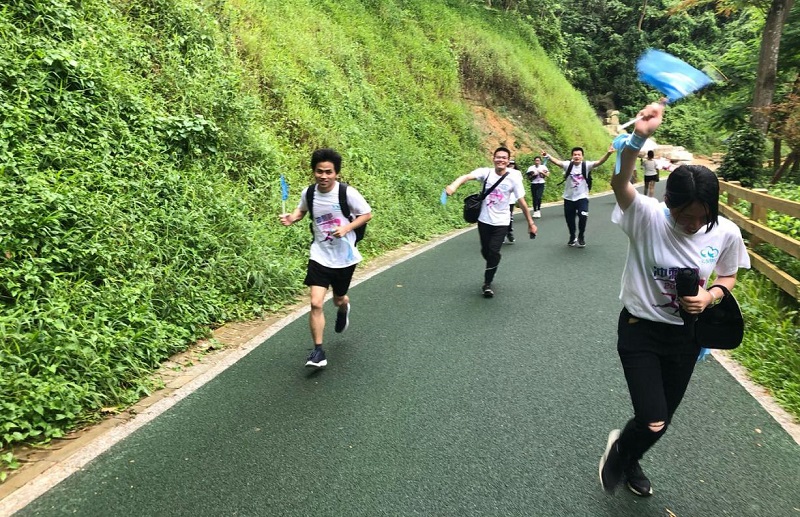 攜手并進·沖刺2019|MG不朽情緣物里營銷中心登山拓展活動圓滿結束!